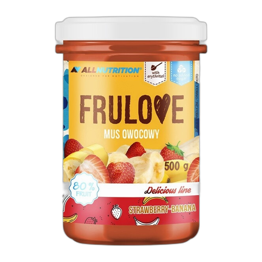 Allnutrition Frulove Mousse, Strawberry-Banana - 500g