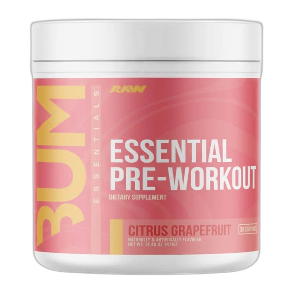 Raw Nutrition CBUM Essential Pre-Workout, Citrus Grapefruit - 411g
