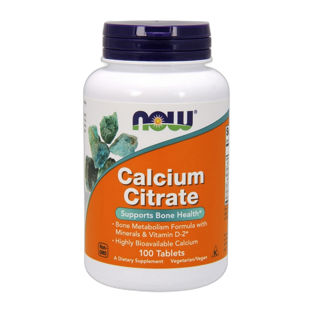 NOW Foods Calcium Citrate with Minerals & Vitamin D-2 - 100 tabs