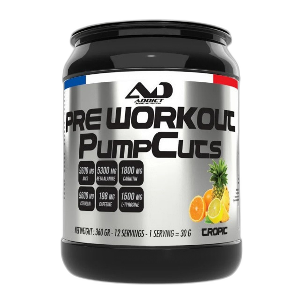 Addict Sport Nutrition Pre Workout Pump Cuts - 360g