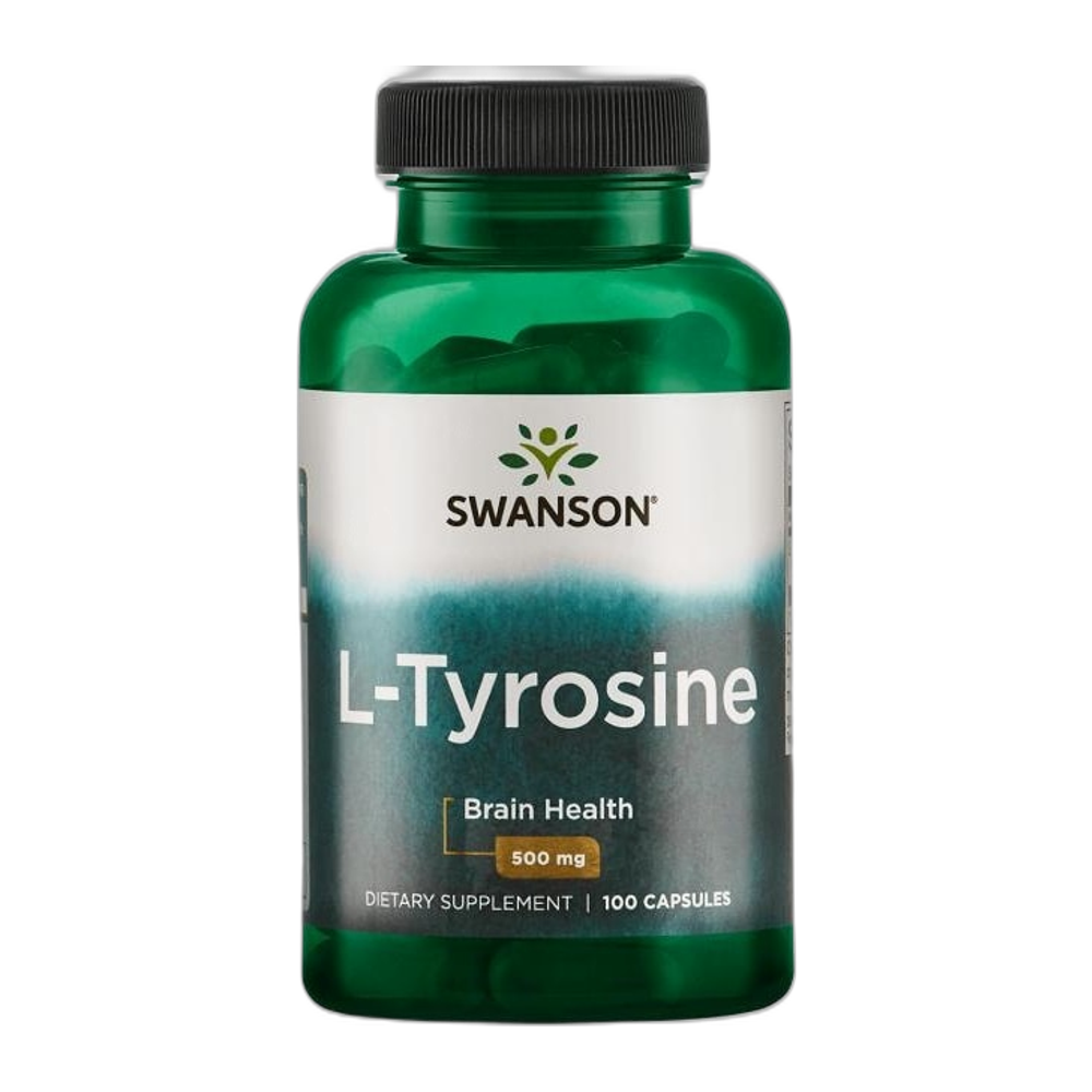 Swanson L-Tyrosine, 500mg - 100 caps