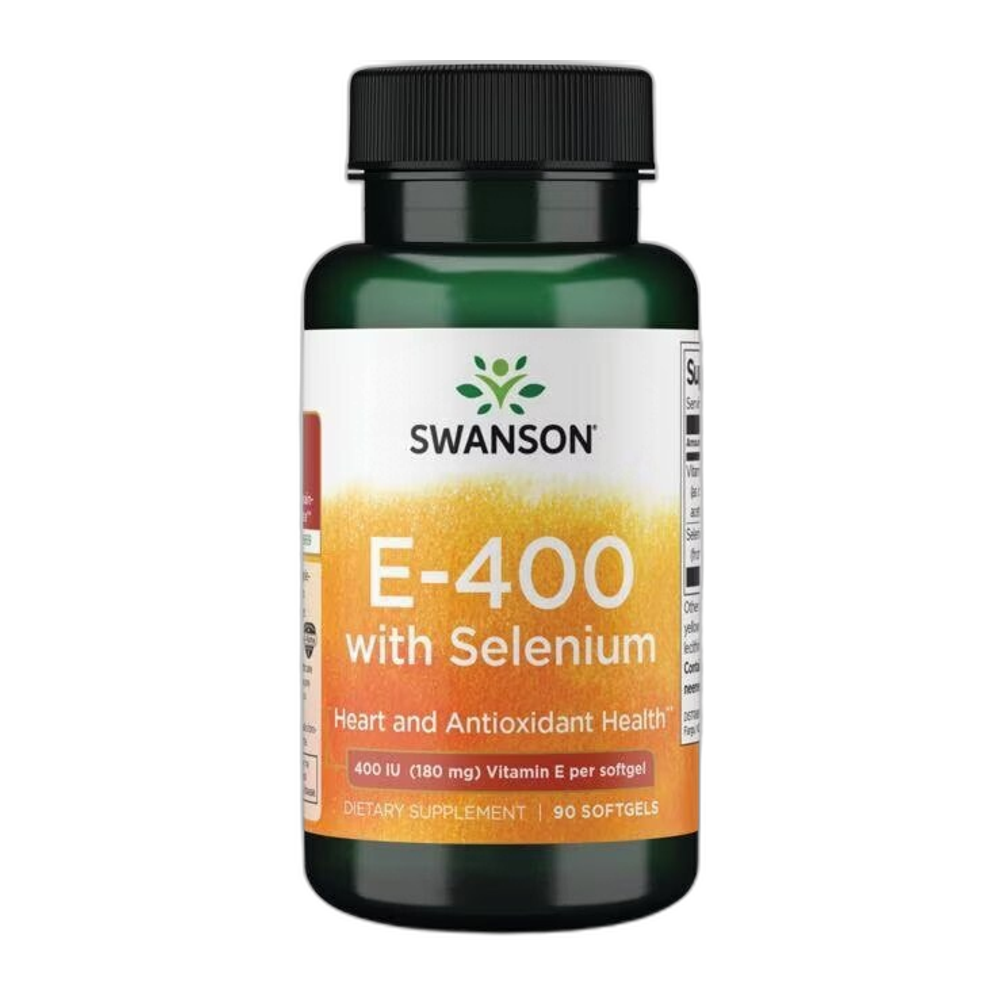 Swanson E with Selenium, 400IU - 90 softgels