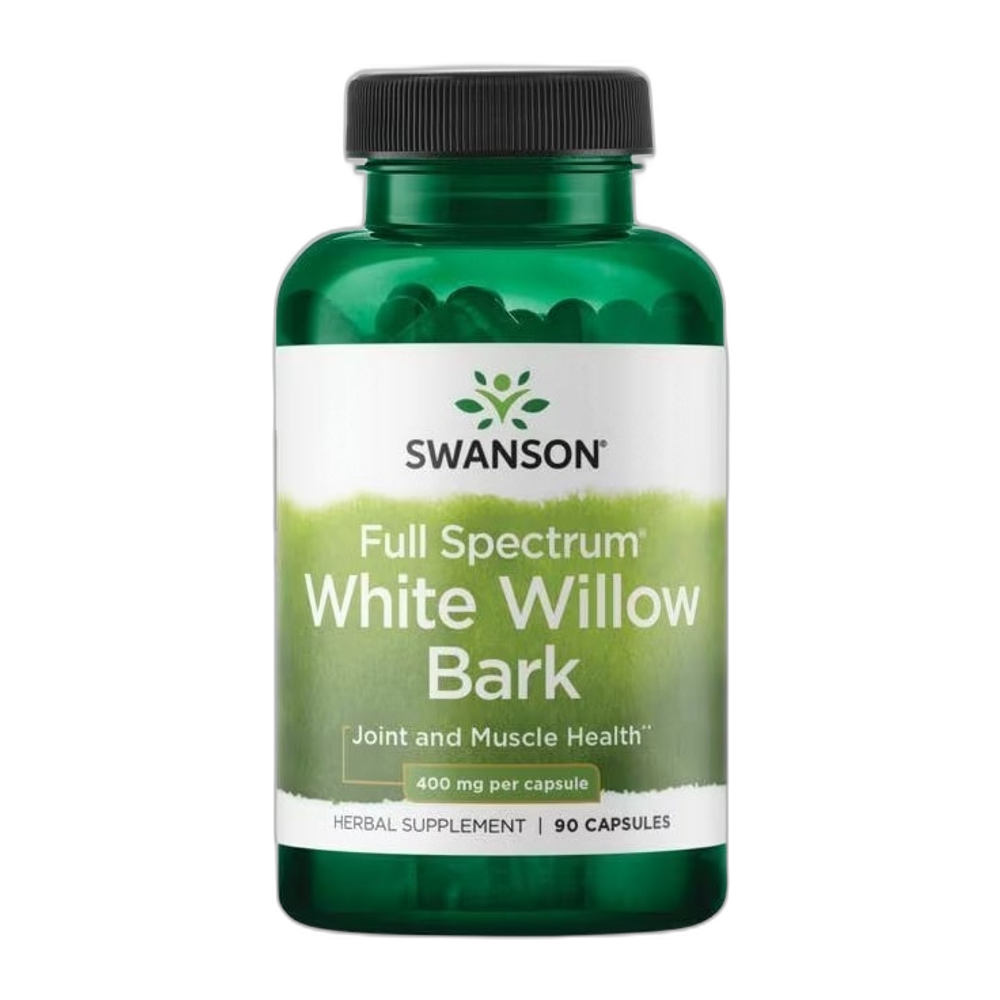 Swanson Full Spectrum White Willow Bark, 400mg - 90 caps