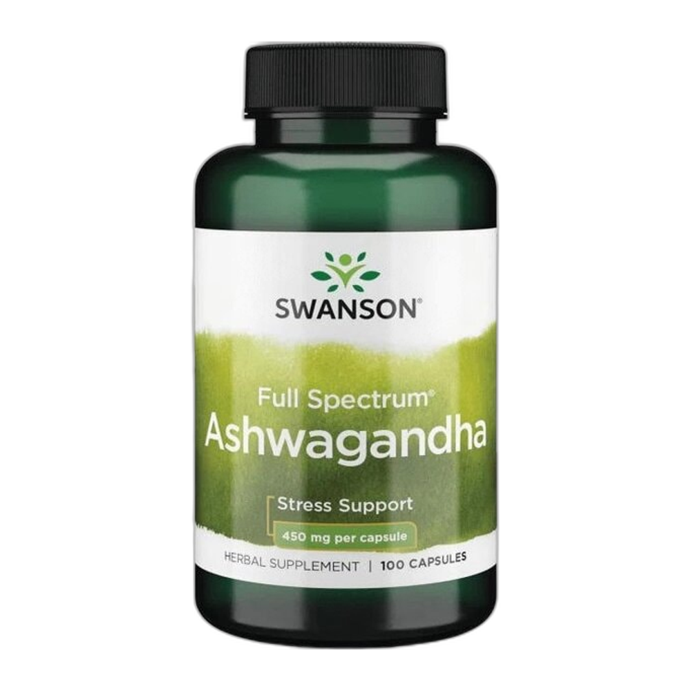Swanson Full Spectrum Ashwagandha, 450mg - 100 caps