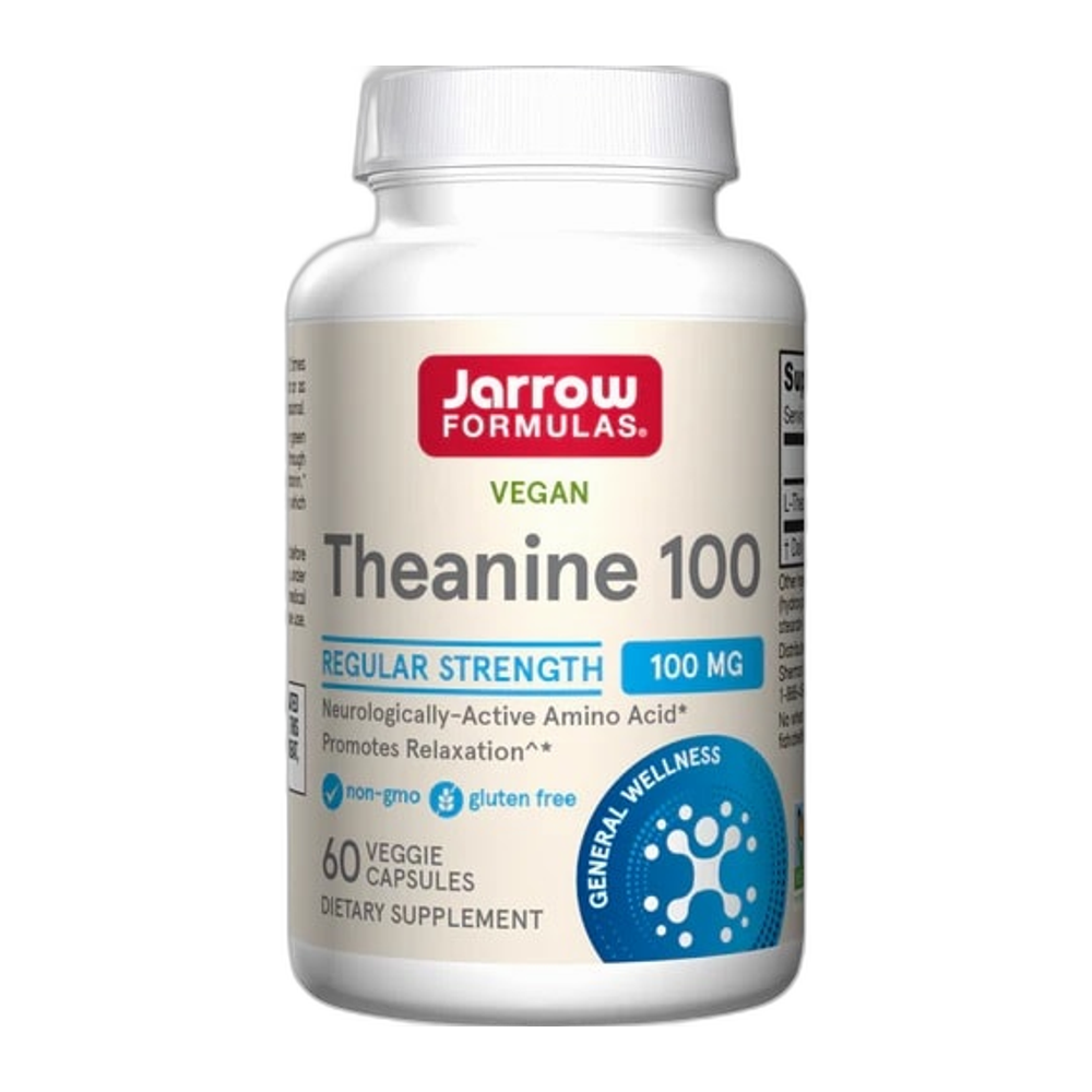 Jarrow Formulas Theanine, 100mg - 60 vcaps