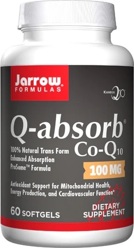 Jarrow Formulas Q-absorb, 100mg - 60 softgels