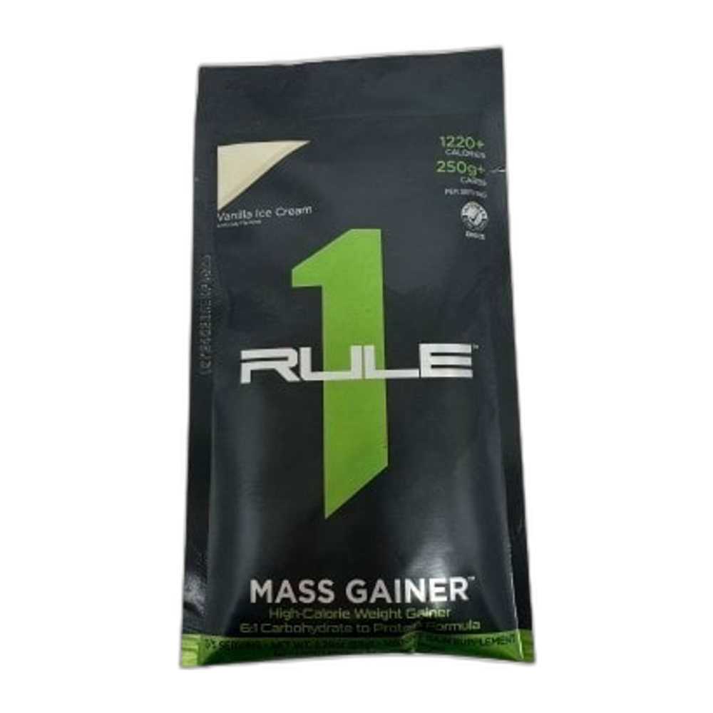 Rule One Mass Gainer, Vanilla Ice Cream - 65g (1 serving)