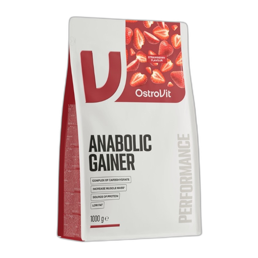 OstroVit Anabolic Gainer, Strawberry - 1000g
