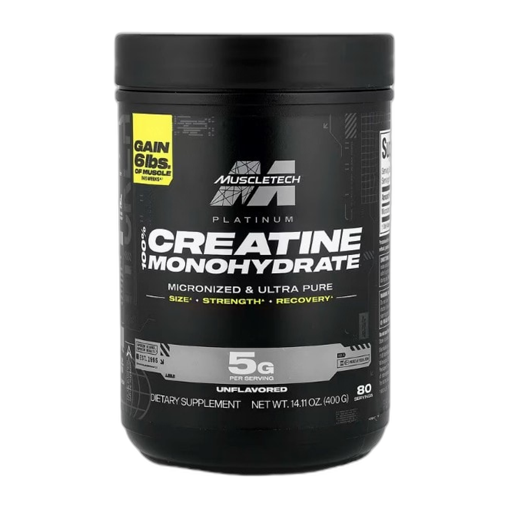 MuscleTech Platinum 100% Creatine Monohydrate - 400g
