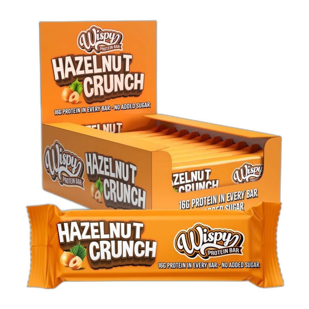 Wispy Protein Bar, Hazelnut Crunch - 10 x 55g
