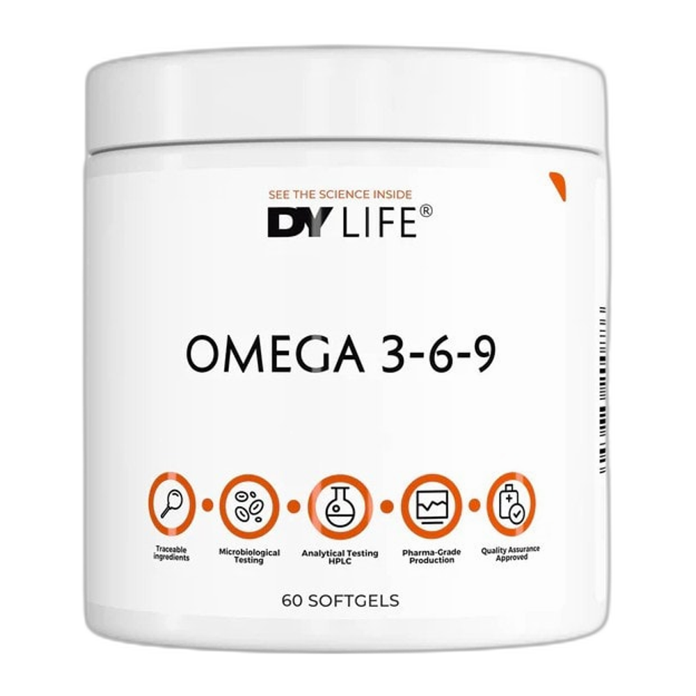 Dorian Yates DY LIFE Omega 3-6-9 - 60 softgels
