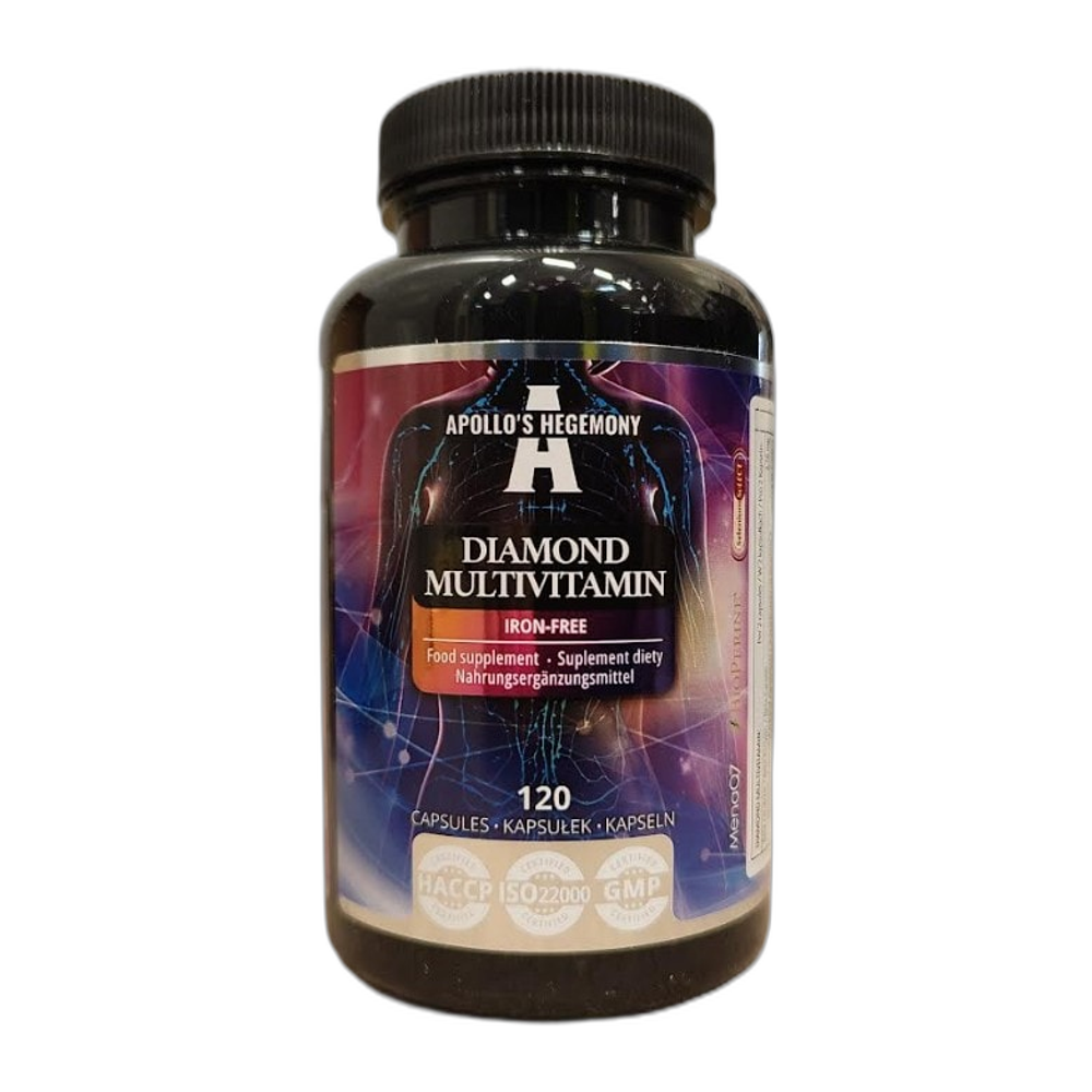 Apollo's Hegemony Diamond Multivitamin Iron-Free - 120 vcaps