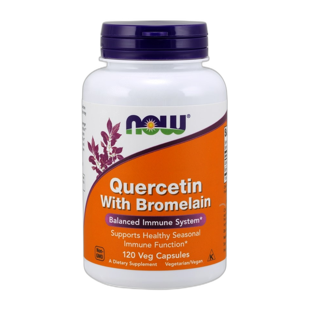 NOW Foods Quercetin with Bromelain - 120 vcaps