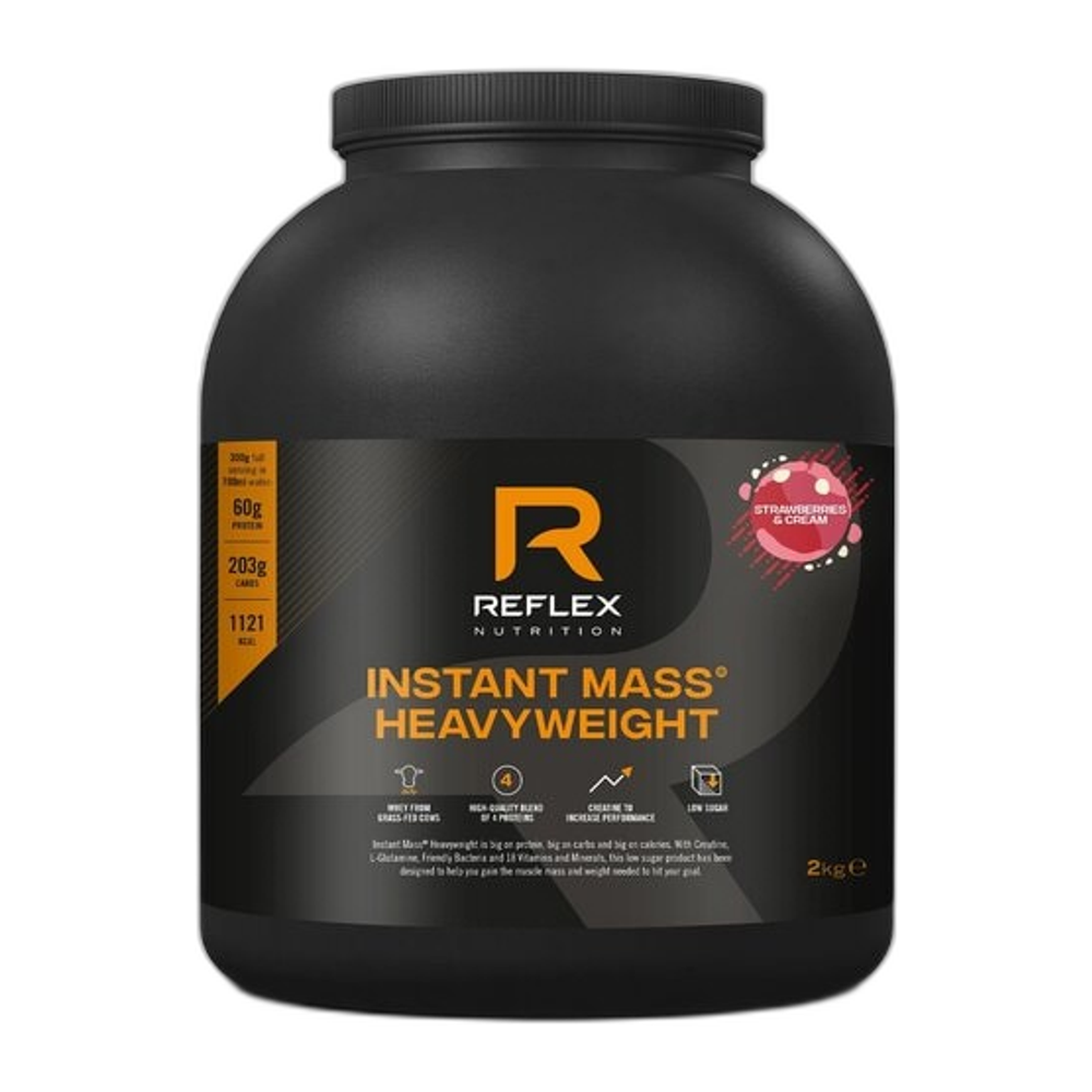 Reflex Nutrition Instant Mass Heavyweight, Strawberries & Cream - 2000g