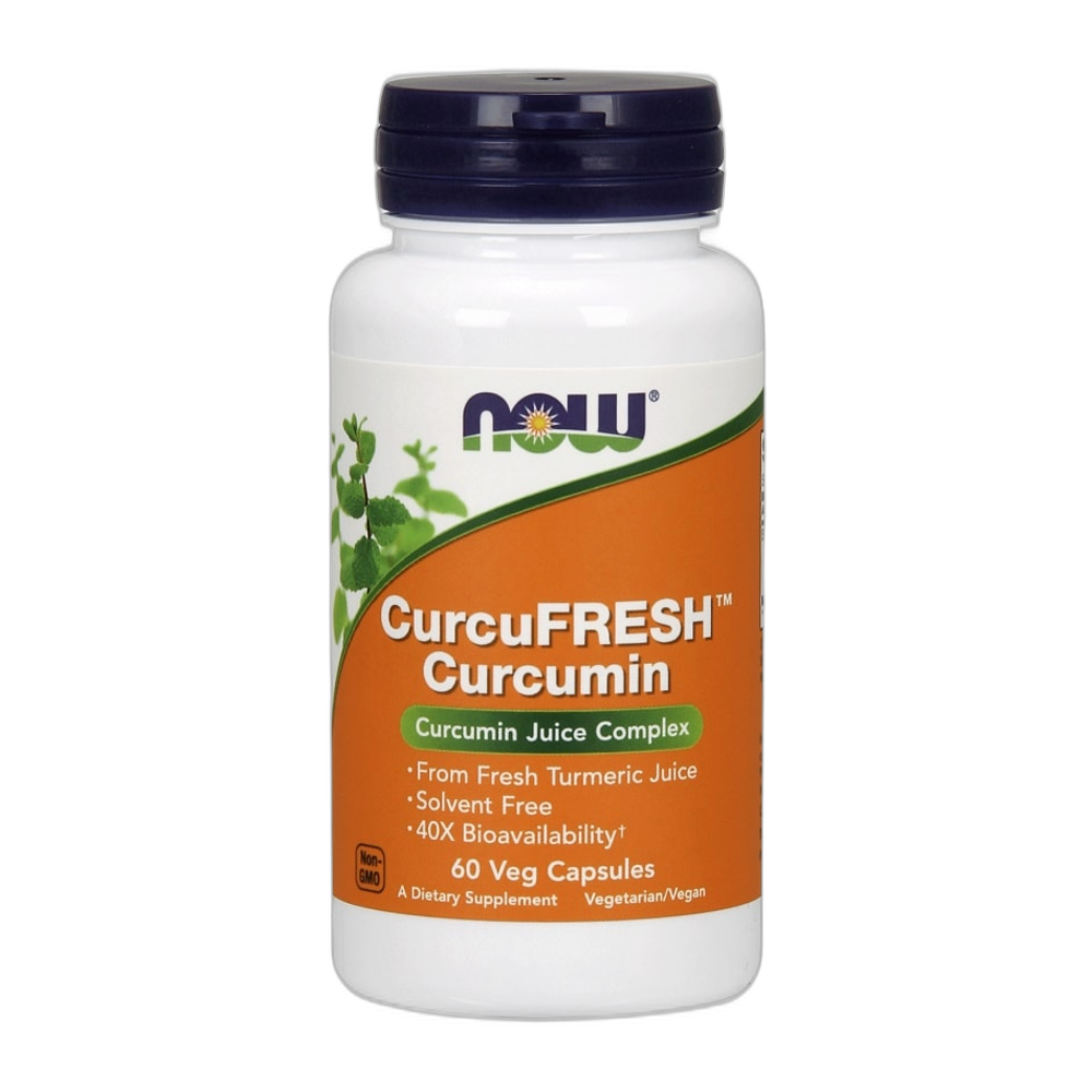 NOW Foods CurcuFRESH Curcumin, Capsules - 60 vcaps