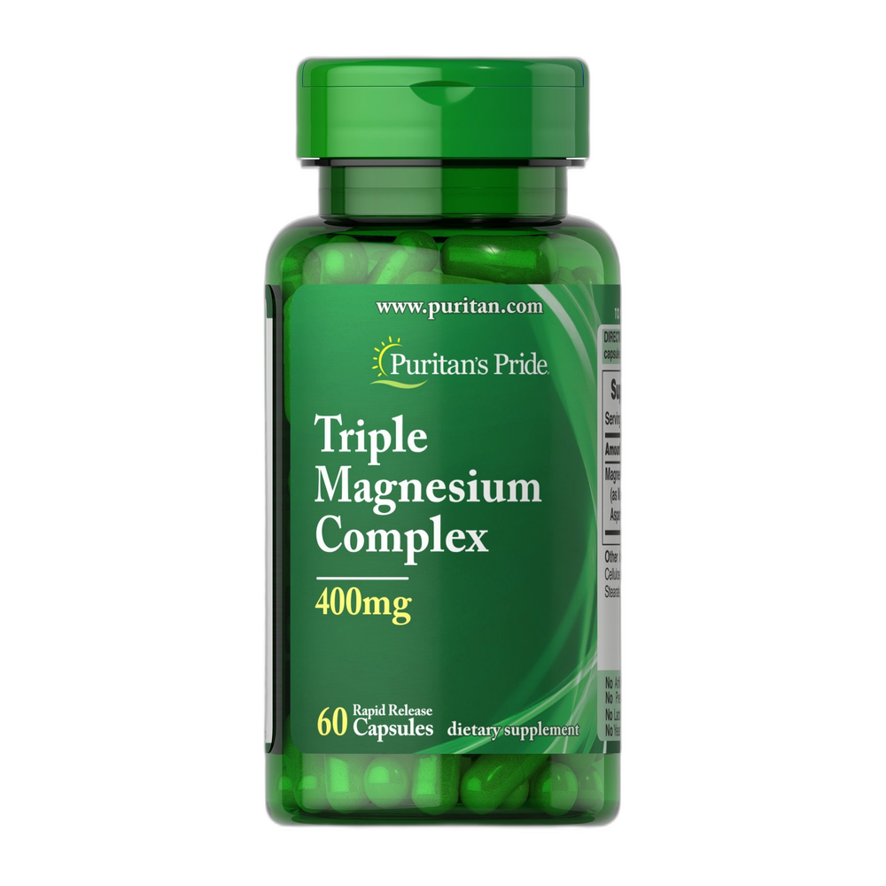 Puritan's Pride Triple Magnesium Complex, 400 mg - 60 caps