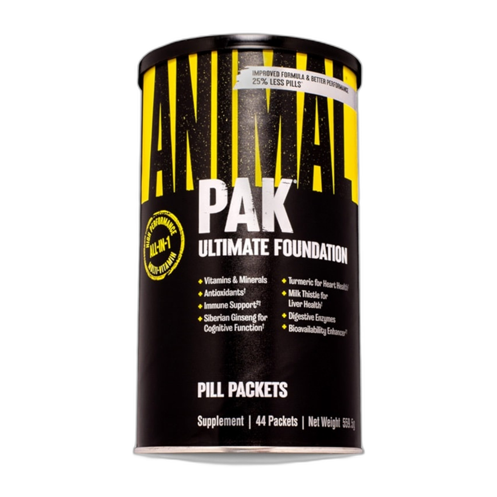 Animal Pak, Packs - 44 packs