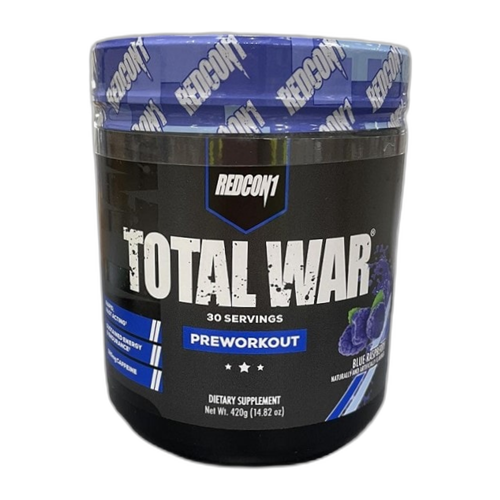 Redcon1 Total War - Preworkout, Blue Raspberry - 420g