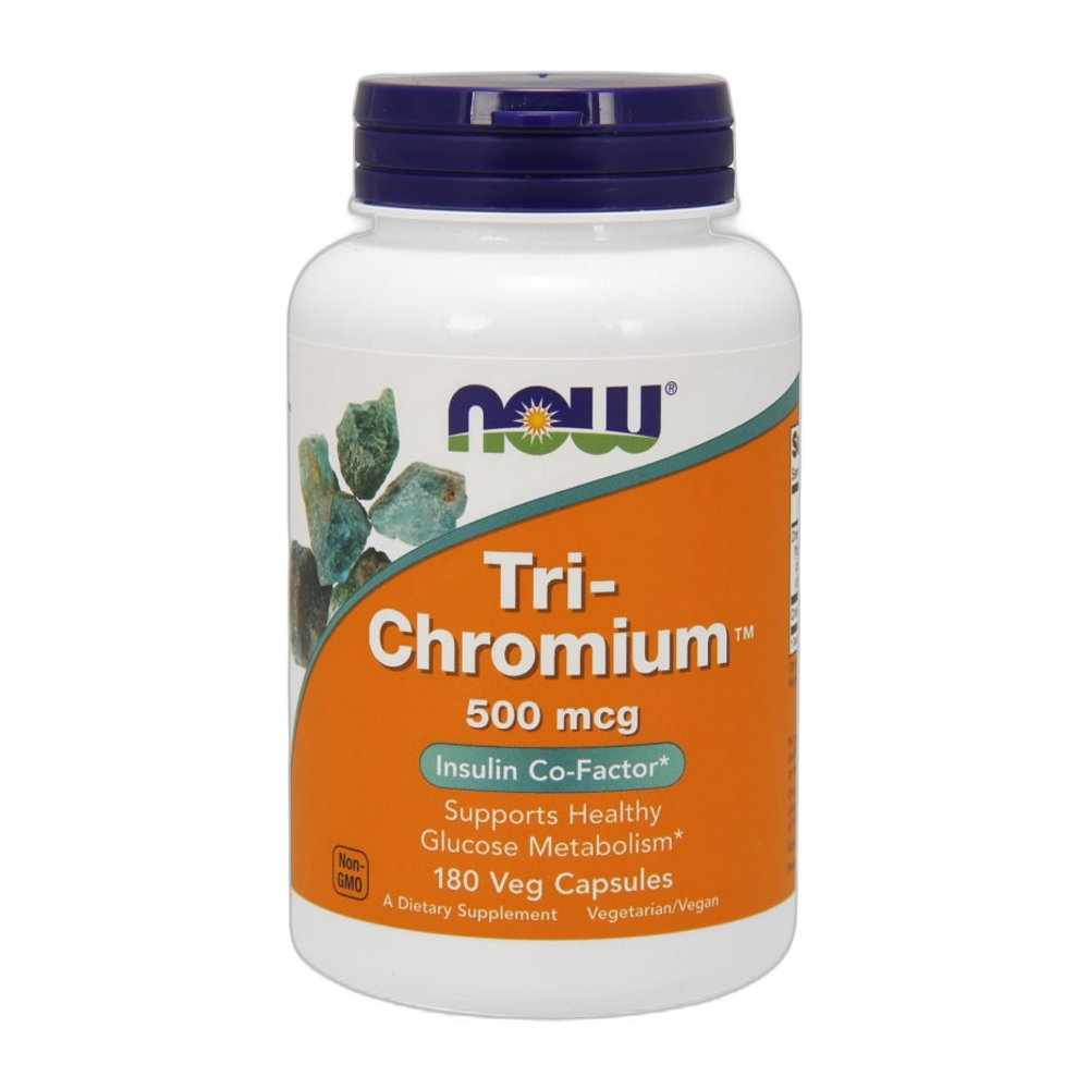 NOW Foods Tri-Chromium, 500mcg - 180 vcaps