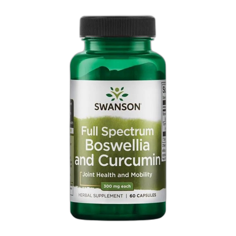 Swanson Full Spectrum Boswellia and Curcumin, 300mg - 60 caps