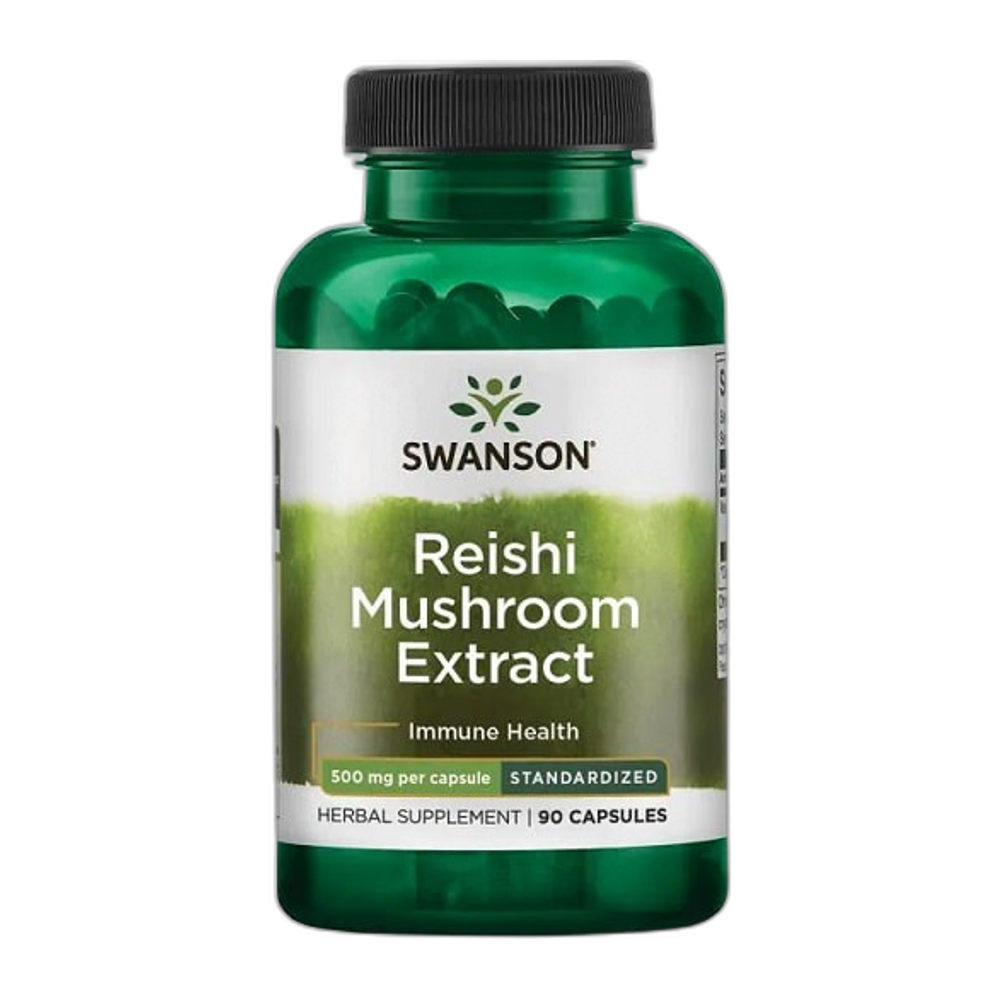 Swanson Reishi Mushroom Extract, 500mg - 90 caps