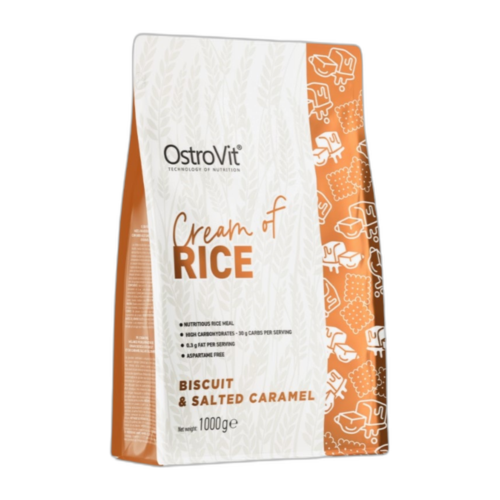 OstroVit Cream of Rice, Biscuit & Salted Caramel - 1000g