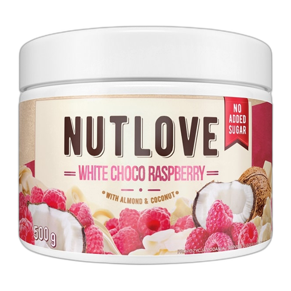 Allnutrition Nutlove, White Choco Raspberry - 500g