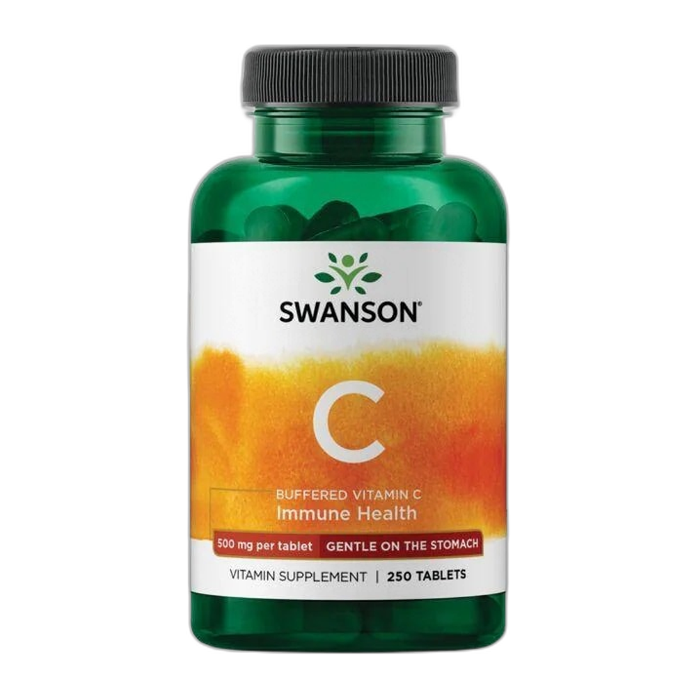 Swanson Buffered Vitamin C, 500mg - 250 tablets