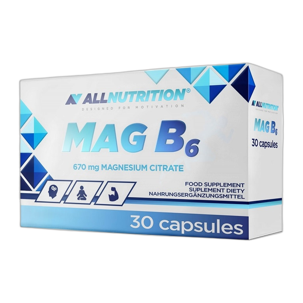 Allnutrition MAG B6, 670mg - 30 caps