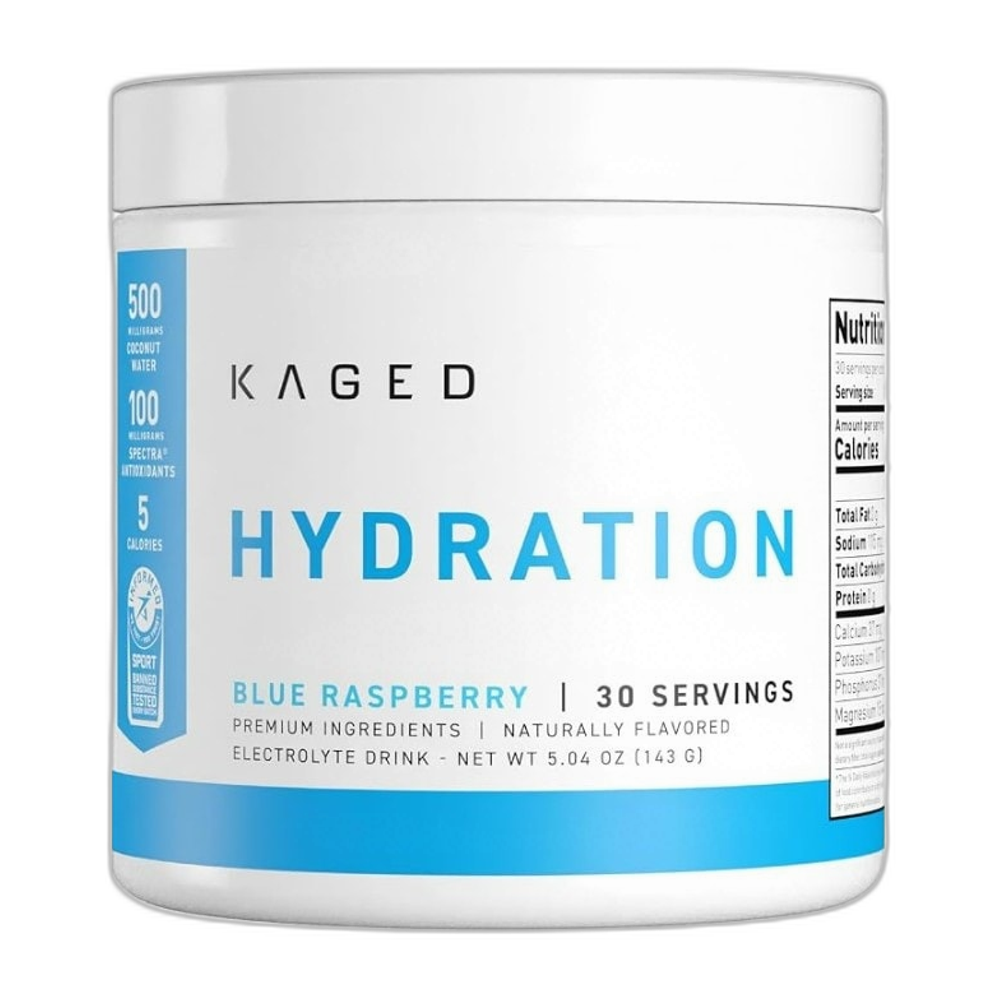 Kaged Muscle Hydration, Blue Raspberry - 143g