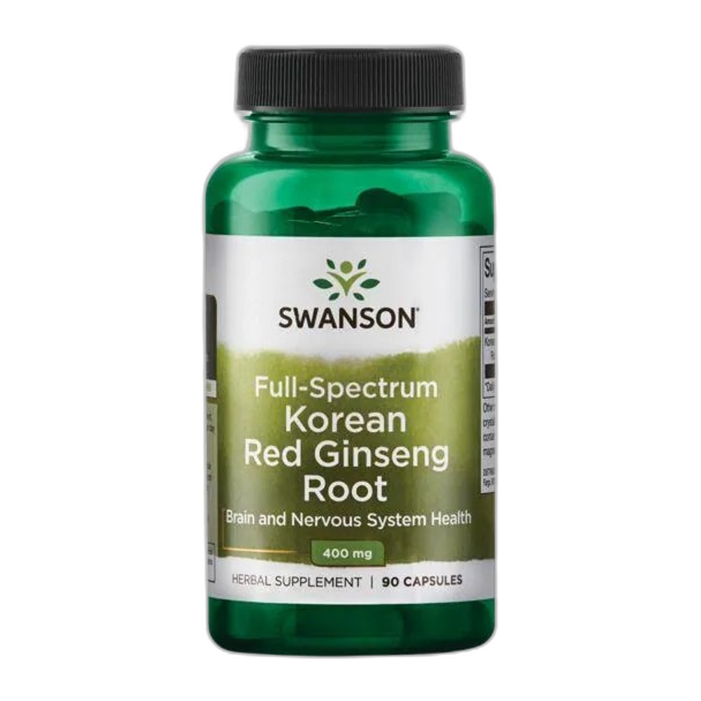 Swanson Full Spectrum Korean Red Ginseng Root, 400mg - 90 caps