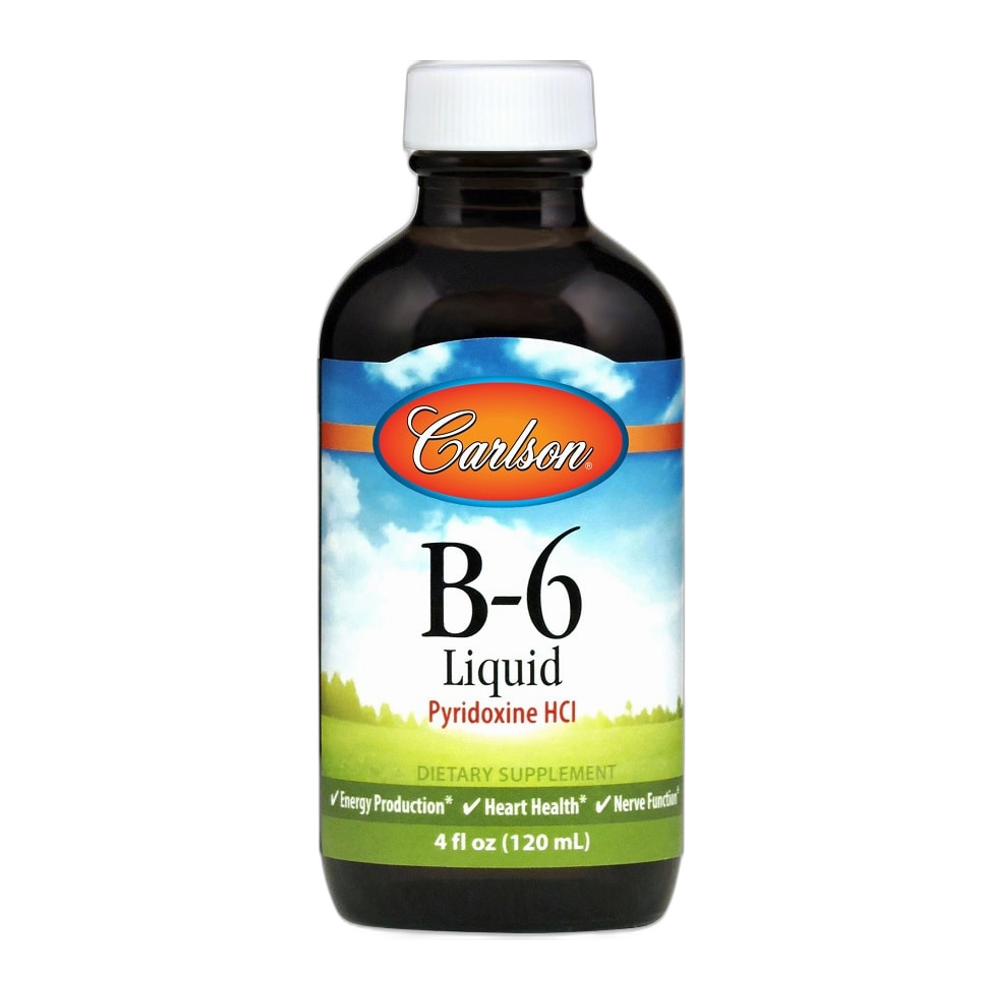 Carlson Labs Vitamin B-6 - Pyridoxine HCl - 120 ml.