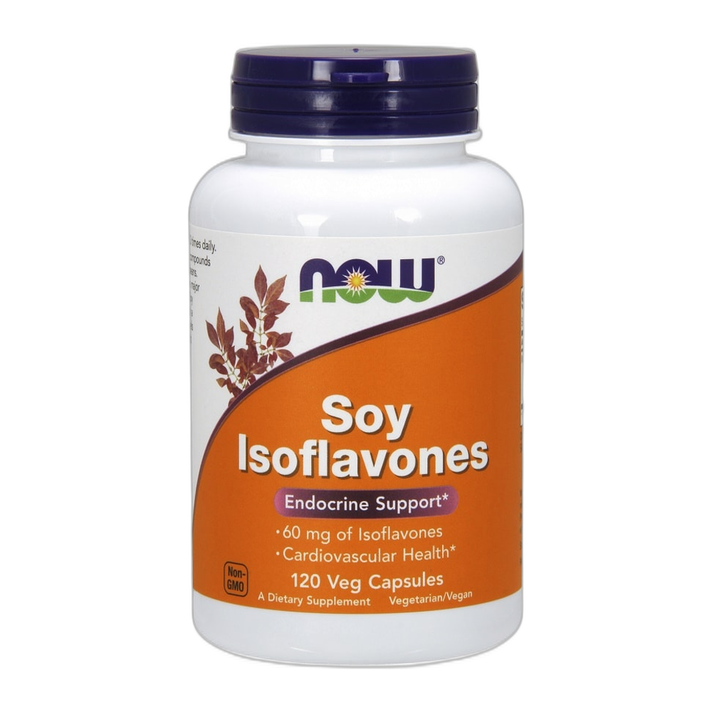 NOW Foods Soy Isoflavones - 120 vcaps