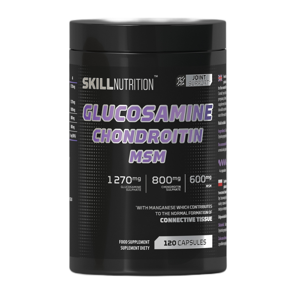 Skill Nutrition Glucosamine Chondroitin MSM - 120 caps