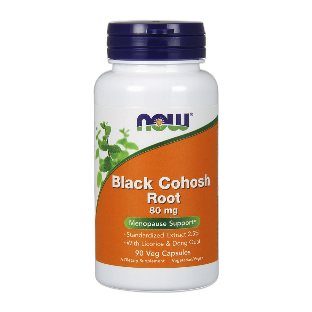 NOW Foods Black Cohosh Root, 80mg - 90 vcaps
