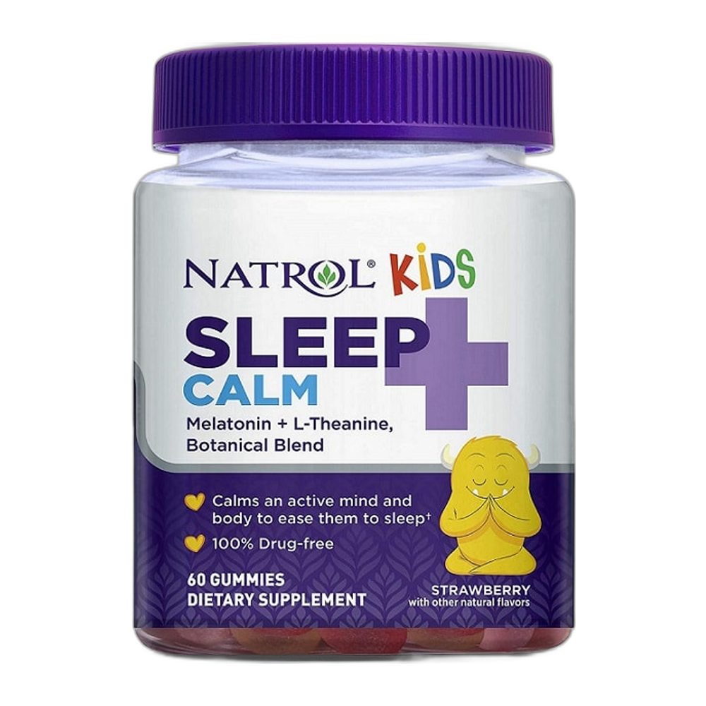 Natrol Kids Sleep + Calm, Strawberry - 60 gummies