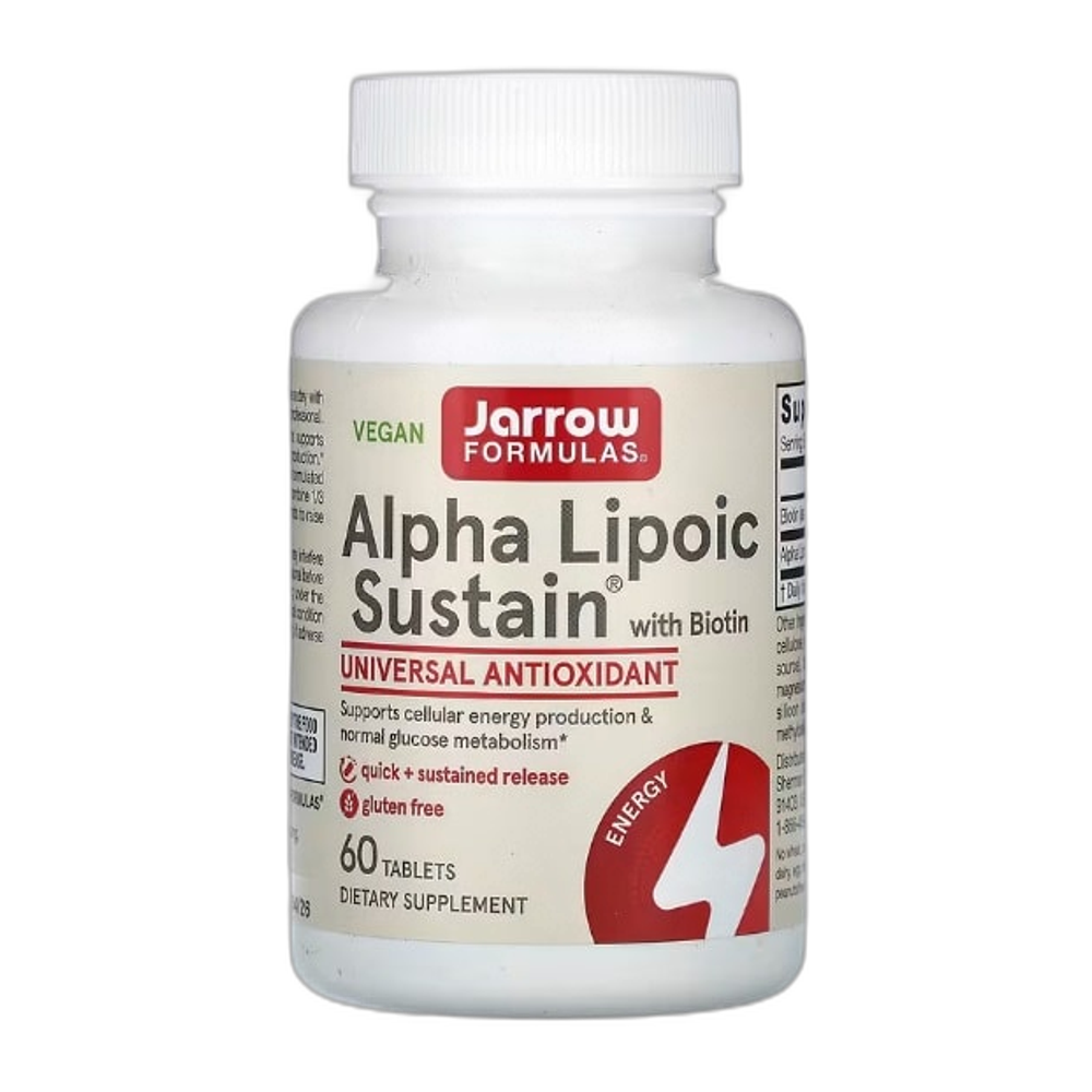 Jarrow Formulas Alpha Lipoic Sustain with Biotin - 60 tabs