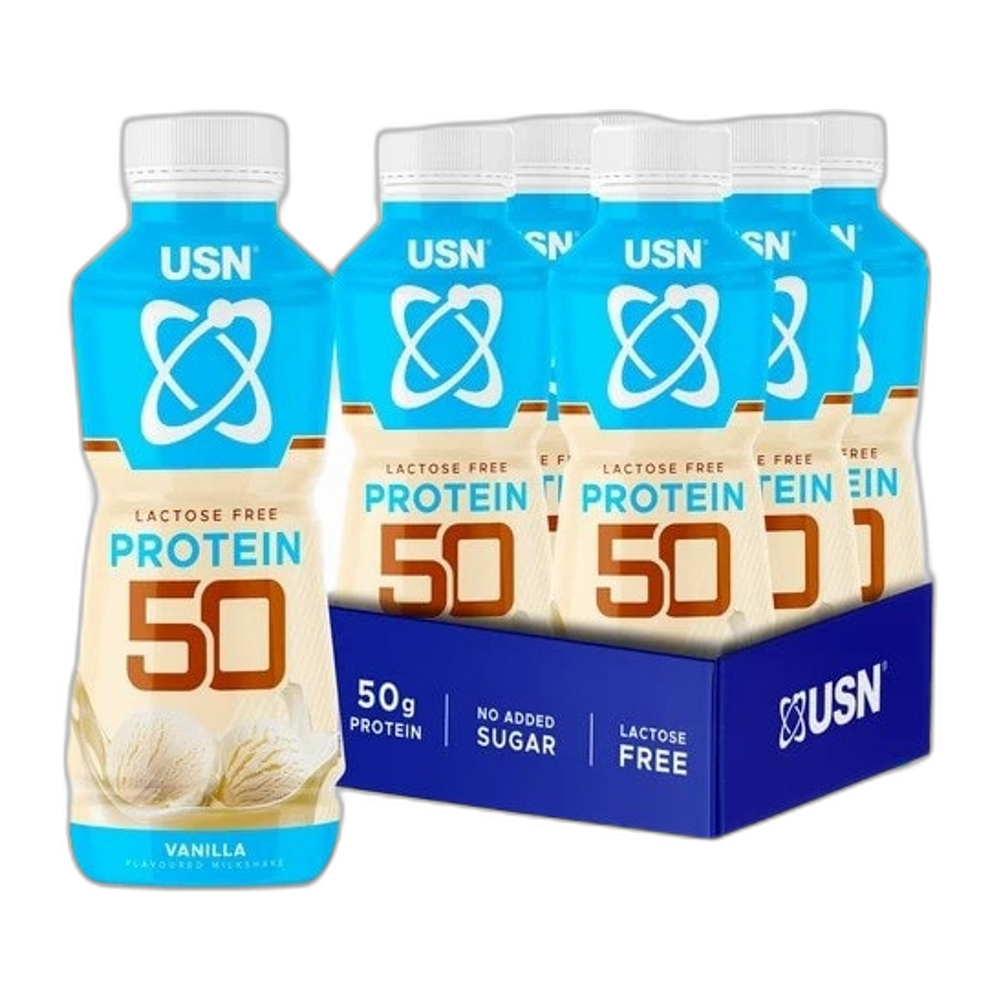 USN Protein 50, Vanilla - 6 x 500 ml.