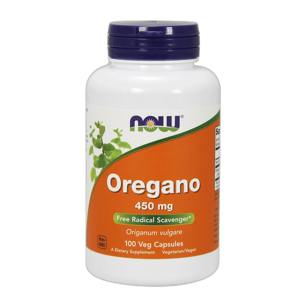 NOW Foods Oregano, 450mg - 100 vcaps