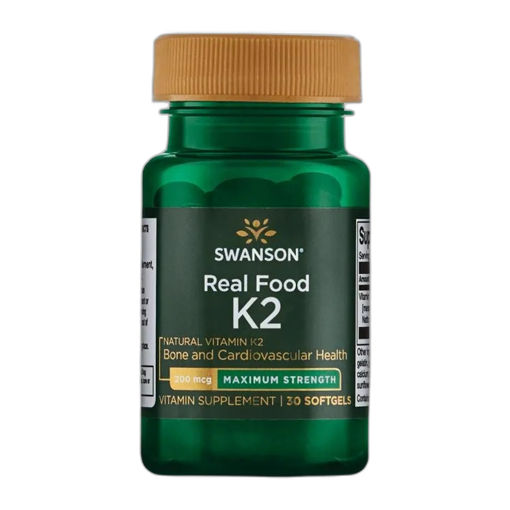 Swanson Vitamin K-2 - Natural, 200mcg - 30 softgels