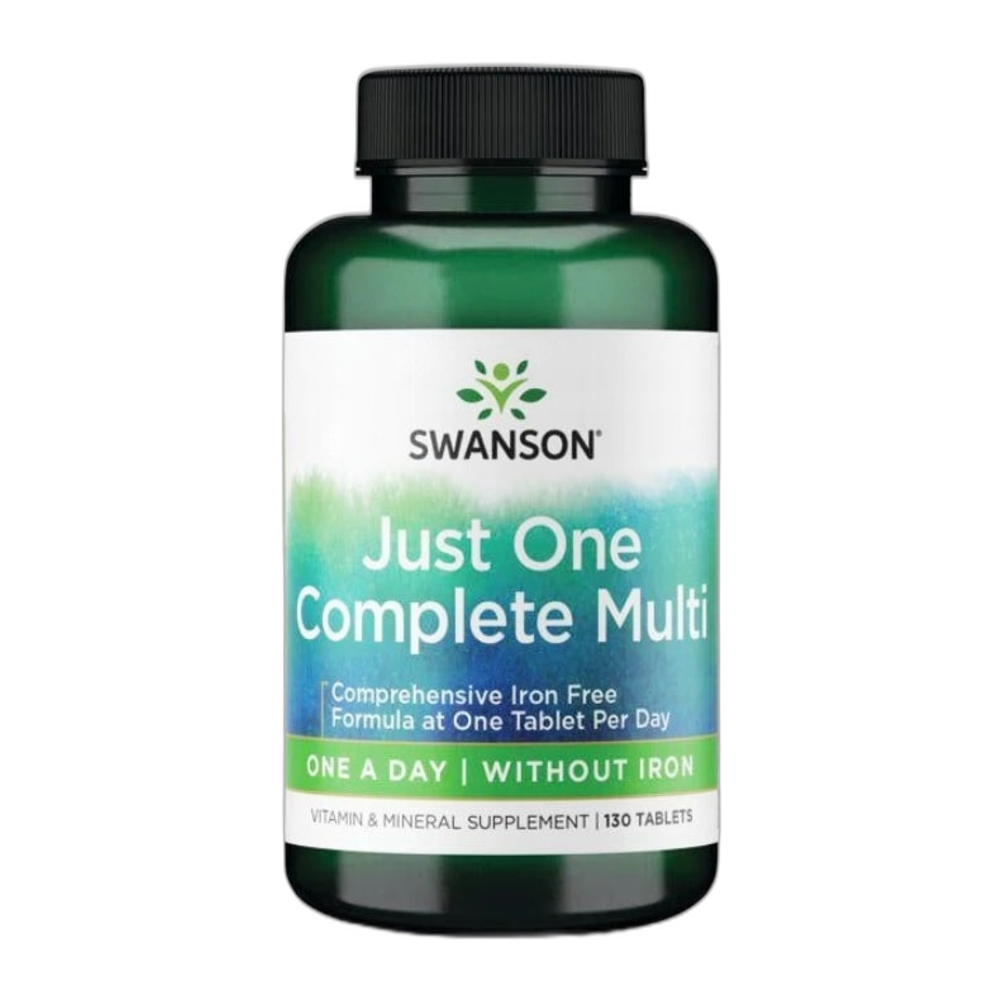Swanson Just One Complete Multi without Iron - 130 tablets