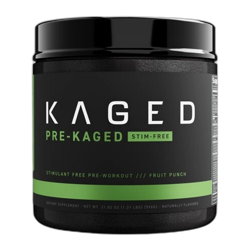 Kaged Muscle Pre-Kaged Stim-Free, Fruit Punch - 596g