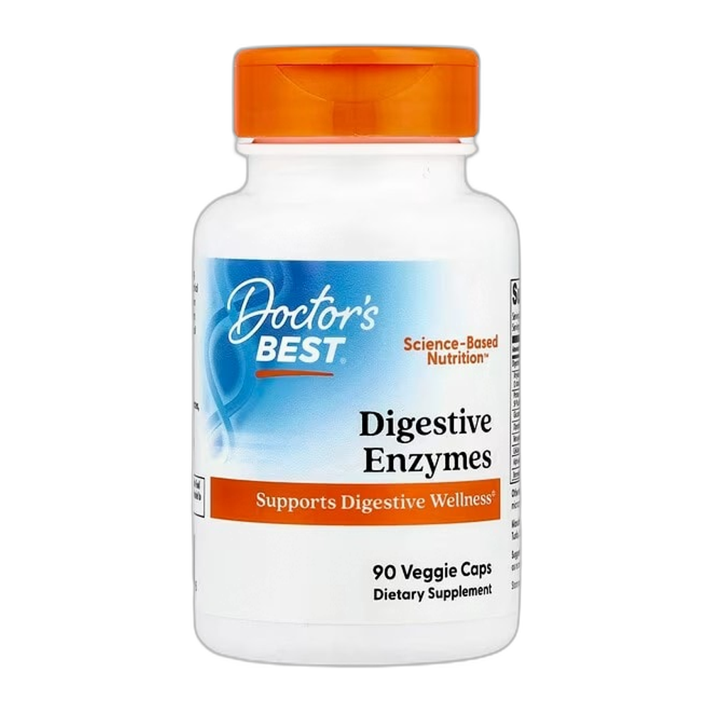 Doctor's Best Digestive Enzymes - 90 vcaps