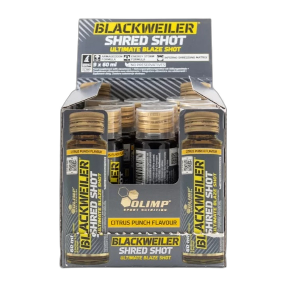 Olimp Nutrition Blackweiler Shred Shot - 9 x 60 ml.