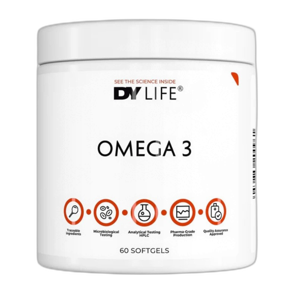 Dorian Yates DY LIFE Omega 3 - 60 softgels