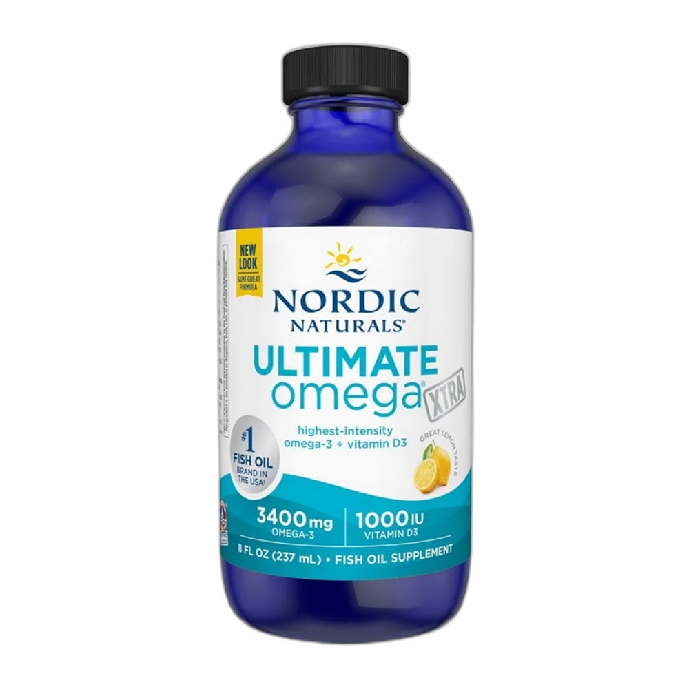 Nordic Naturals Ultimate Omega Xtra, 3400mg Lemon - 237 ml.