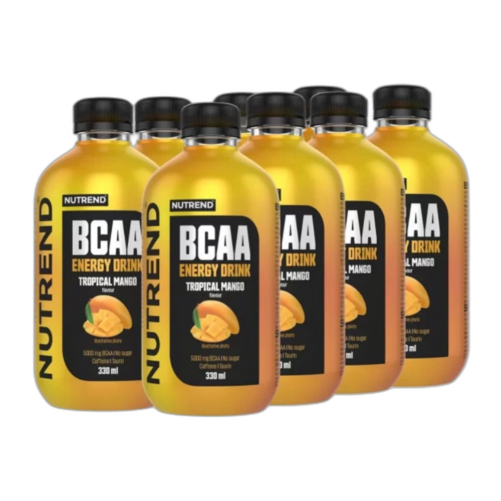 Nutrend BCAA Energy Drink, Tropical Mango - 8 x 330 ml.