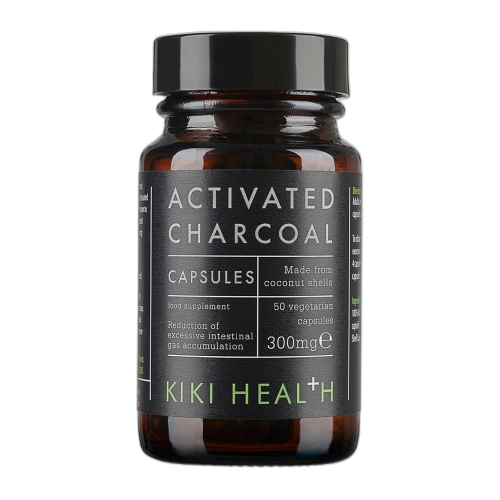 KIKI Health Activated Charcoal, 300mg - 50 vcaps
