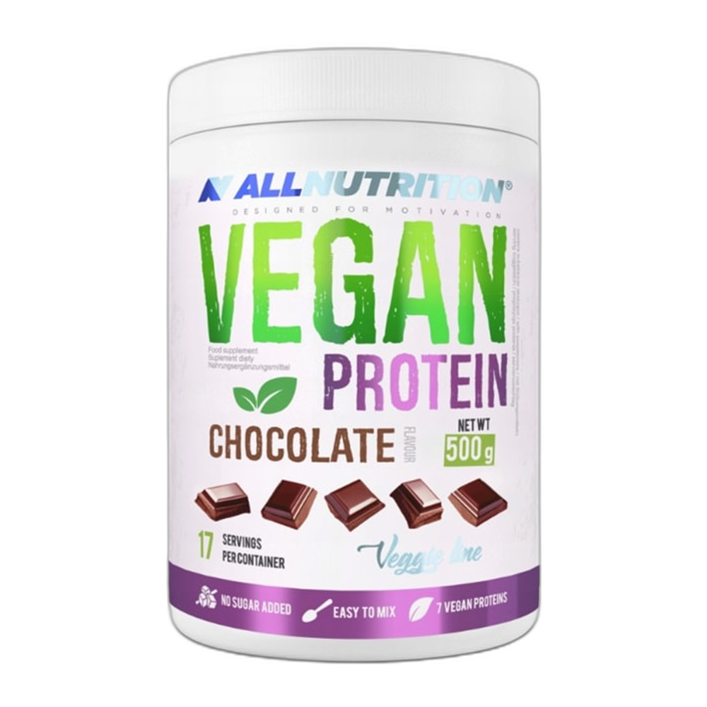 Allnutrition Vegan Protein, Chocolate - 500g