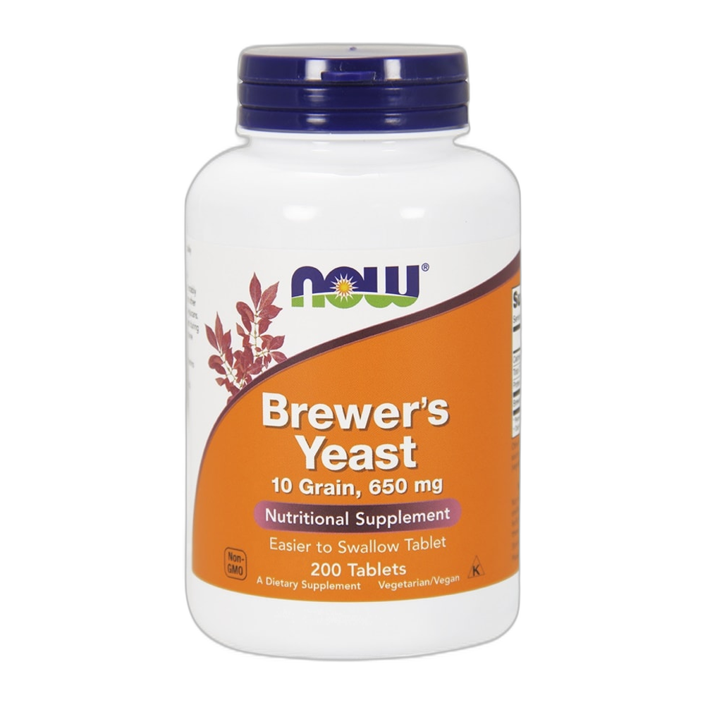 NOW Foods Brewer's Yeast, Tablets - 200 tablets